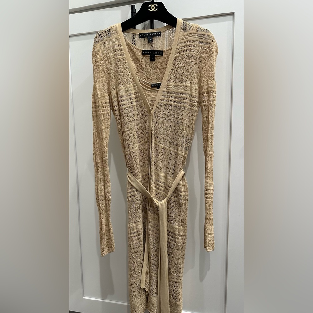 Ralph Lauren Black Label Silk Dress & Duster